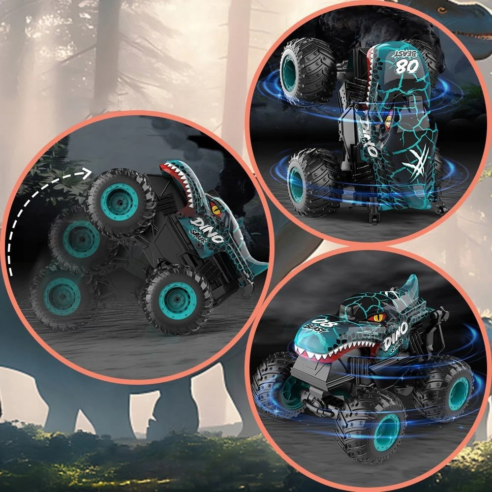 Bez Marki BIG CAR Monster Truck RC Dinosaurs 4x4 LED