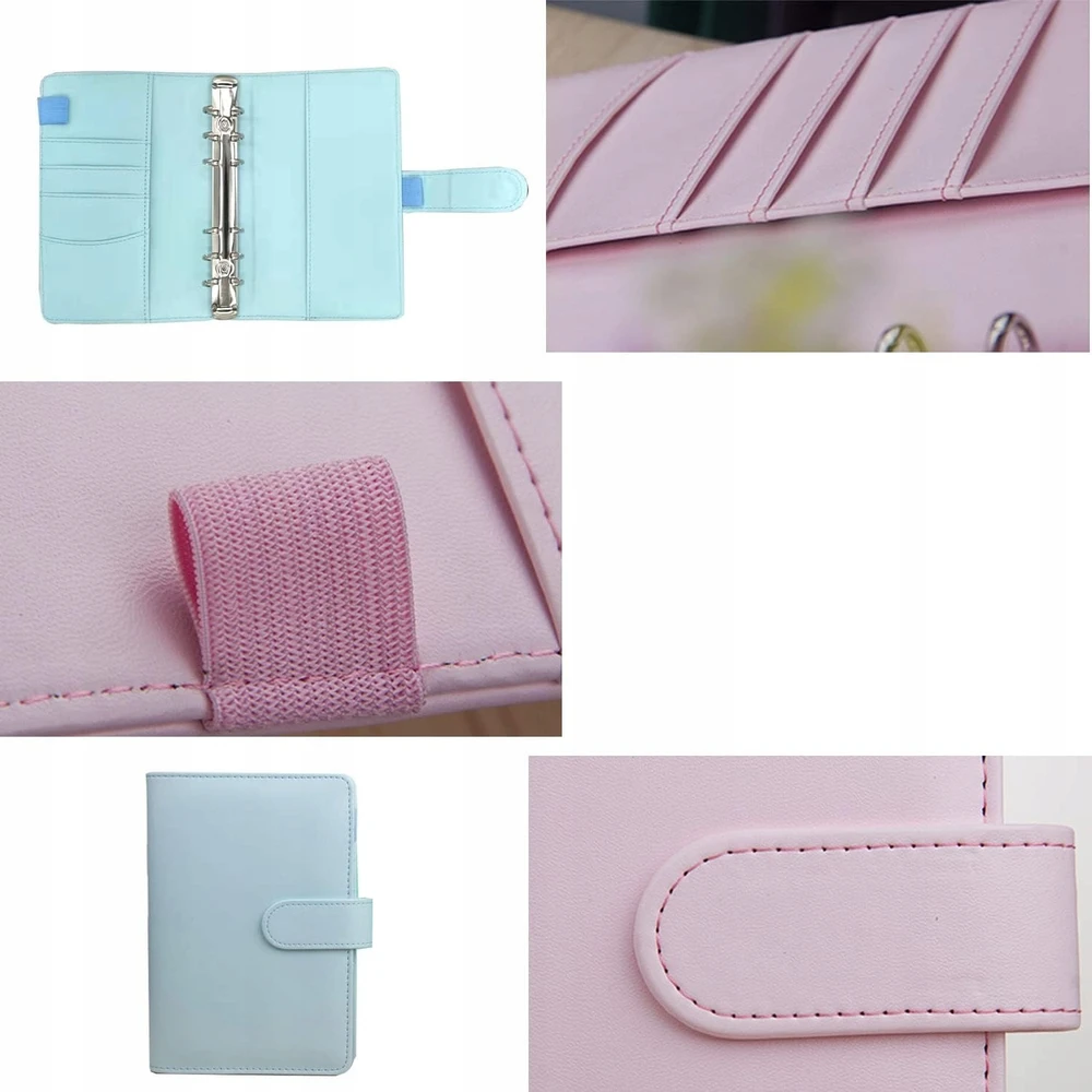 Bez Marki BINDER A6 19X13CM PU 24 VIENŲ RINKINYS ORGANIZATORIŲ BIURAS BIUDŽETAS