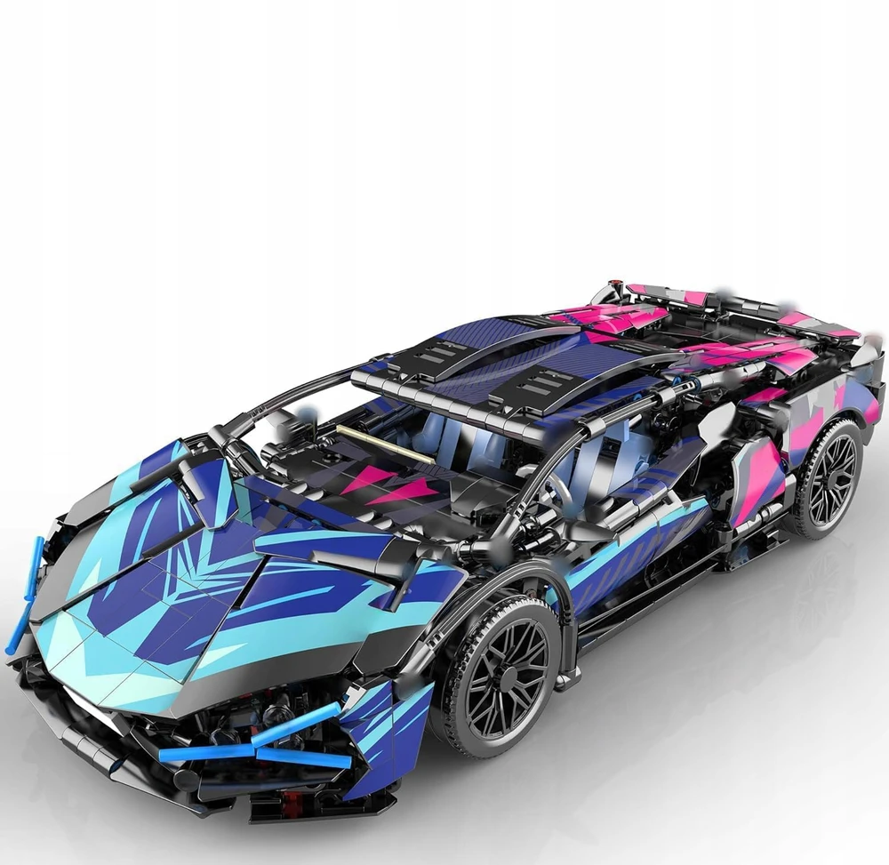 Bez Marki BLOKAI LAMBORGHINI SPORTINIS AUTOMOBILIS IŠ BLOKŲ DĖLĖS ŽAISLŲ DOVANA