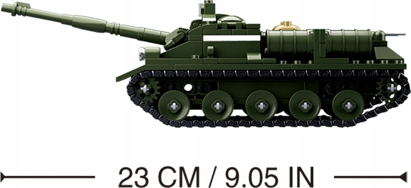 Bez Marki Blokai SU-85 TANK Tank Destroyer + Armija 2 FIGURES + variklis + PRIEDAI