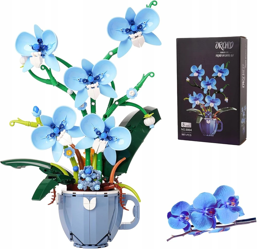 Bez Marki BLOKŲ GĖLĖS ORCHIDĖ ORCHIDĖ 567EL NAMŲ APDAILOS DOVANA JAI
