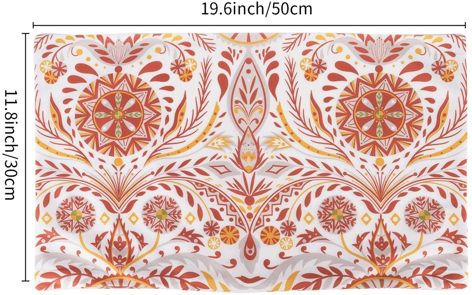 Bez Marki Boho raštuotos dekoratyvinės pagalvės užvalkalai balti 4 vnt. 30 x 50 cm