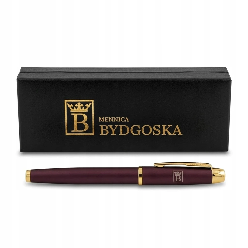 Bez Marki Bordo spalvos gelio rašiklis, elegantiška dovana, dekoratyvinis dėklas, juodas užpildas