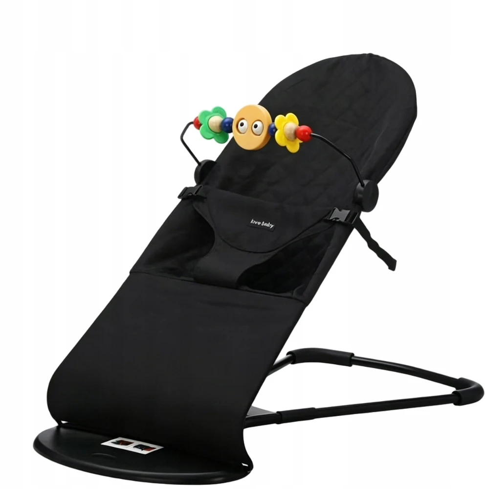 Bez Marki Bouncer Rocker Kūdikiams Cradle Rocker | Juoda