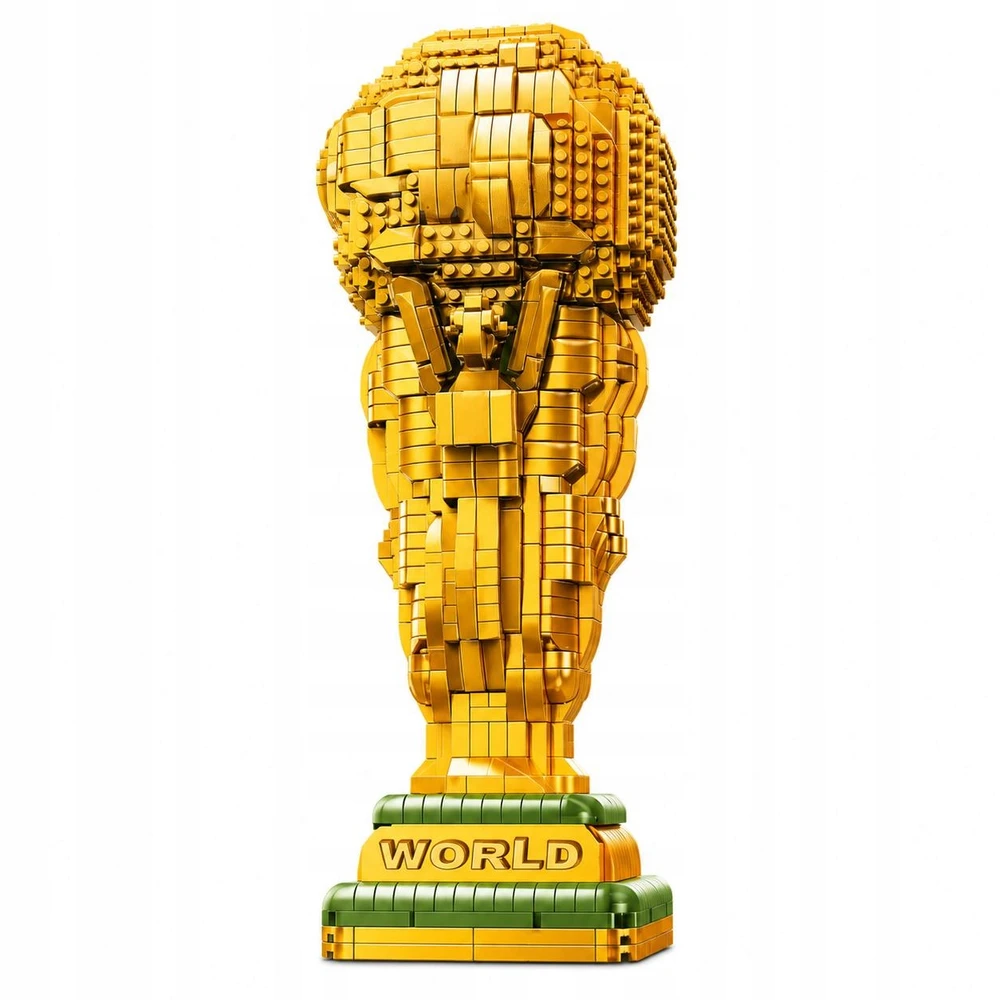 Bez Marki Bricks World Cup Golden Ball Trophy 1642 vnt. 20,5 cm