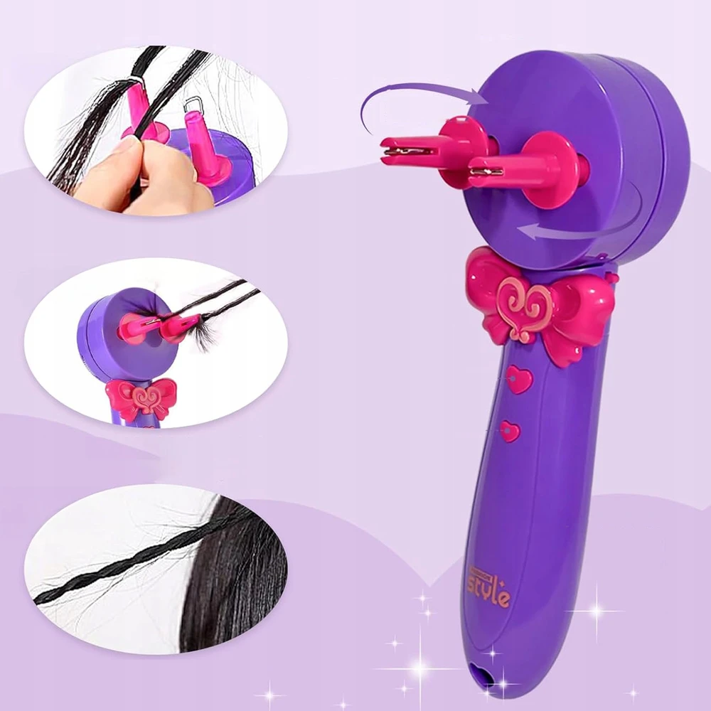 Bez Marki BRIDGE BRAIDING HAIR CLIMER BRIDGING BEADS GUMINIŲ RINKINYS