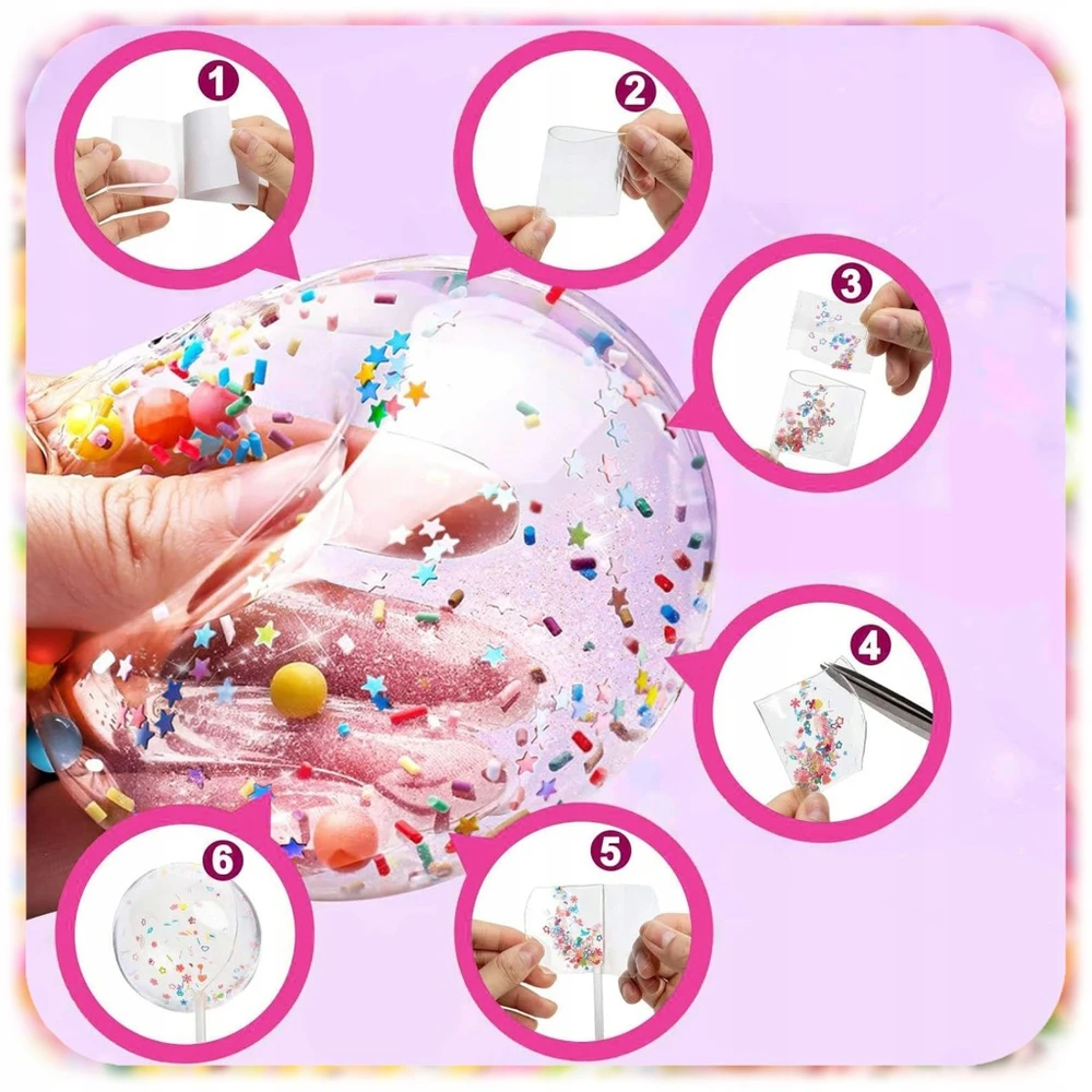 Bez Marki BUBBLE KIT Creative DIY 3x3m Nano Blow Bubble Bubble Bubble