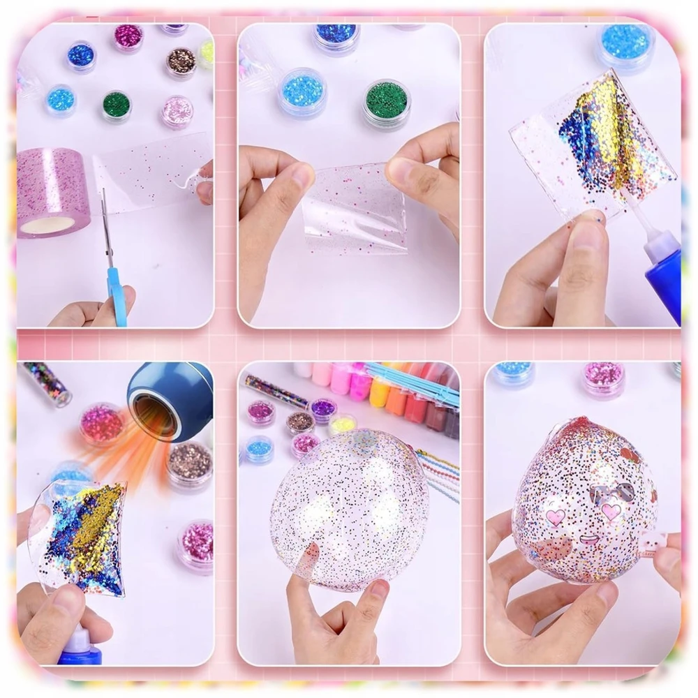 Bez Marki BUBBLE KIT Creative DIY 3x3m Nano Blow Bubble Bubble Bubble