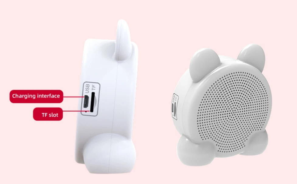 Bez Marki BUDZIK Laikrodis LED Radijas FM Garsiakalbis BLUETOOTH BT LUSTERKO KOTEK Baltas