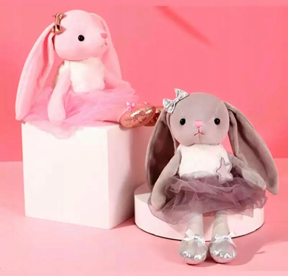 Bez Marki BUNNY BALETO SUKNELĖ MASKOTINĖ GLOBOS LĖLĖ DIDELIS VAIKŲ ŽAISLAS