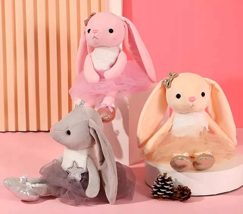 Bez Marki BUNNY BALETO SUKNELĖ MASKOTINĖ GLOBOS LĖLĖ DIDELIS VAIKŲ ŽAISLAS