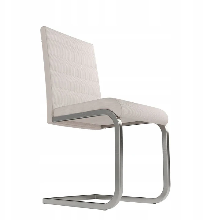 Juskys Bez Marki Cantilever kėdės Vegas 2 vnt. 41x52x101 cm smėlio spalvos
