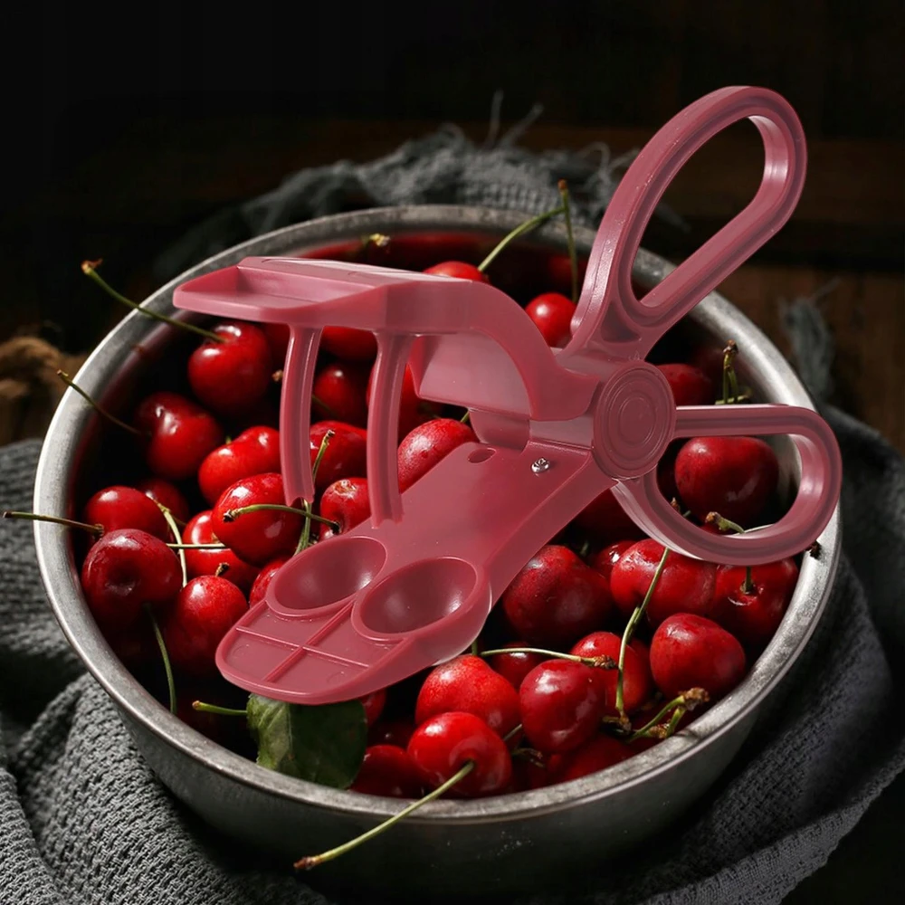Bez Marki Cherry Pitter Cherries Stoner Vietos taupymas Žirklės su uogienėmis raudonos