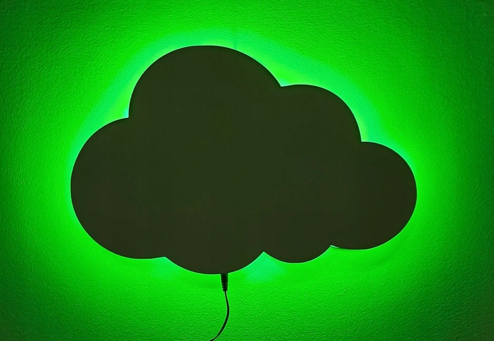 Bez Marki Cloud naktinė lempa SPALVOS, KURIOS PASIRINKITE IŠ RGB LED maitinimo tinklo nuotolinio valdymo pulto