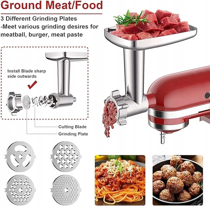 Bez Marki Cofun mėsmalės priedas, KitchenAid priedai, nerūdijantis plienas