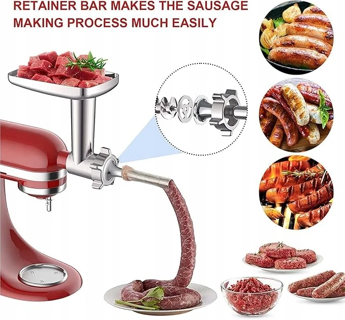 Bez Marki Cofun mėsmalės priedas, KitchenAid priedai, nerūdijantis plienas