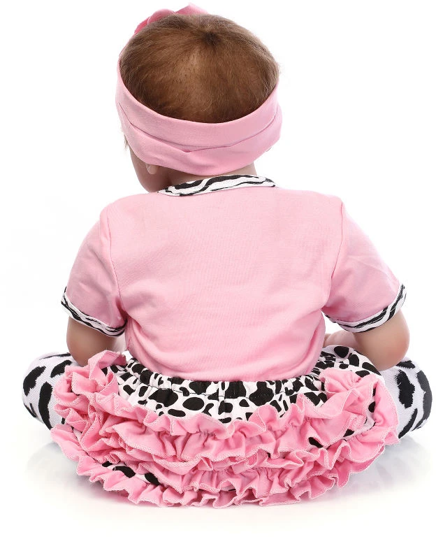 Bez Marki Cokela Silicone reborn lėlė 48cm mergaitė