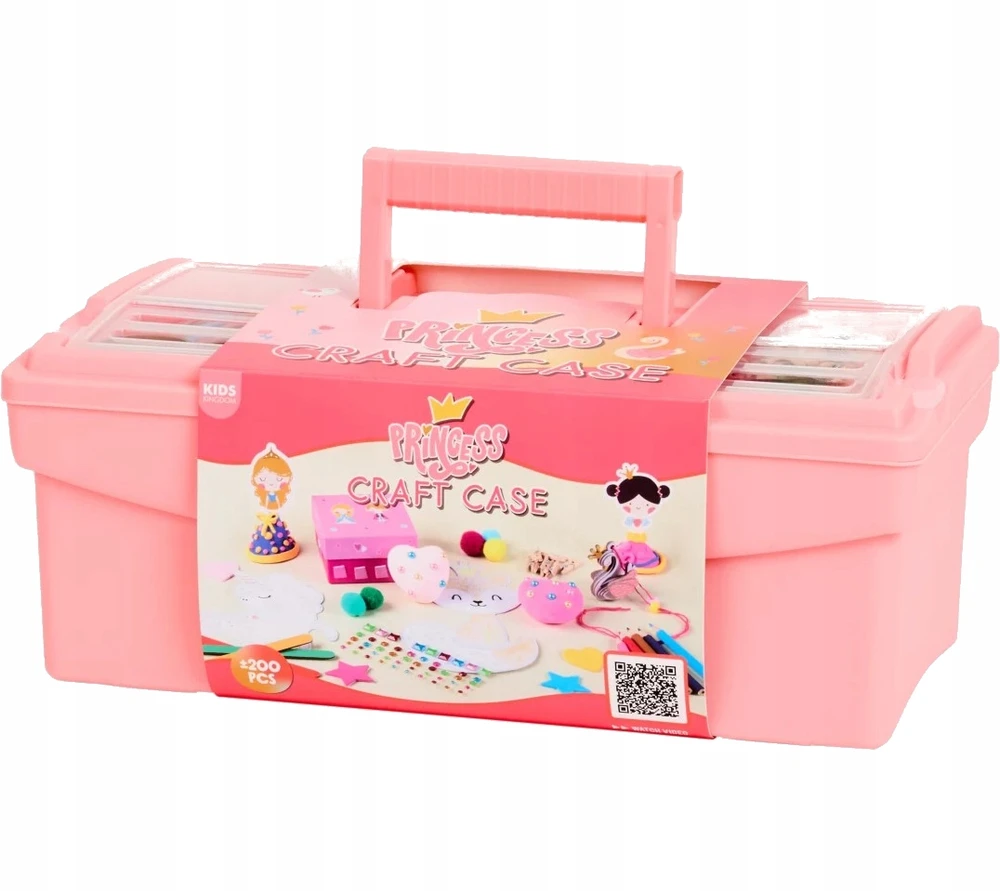 Bez Marki Craft Case Kreatywny Mega kuferek Skrzynia Księżniczka PRINCES 200 el ozdób