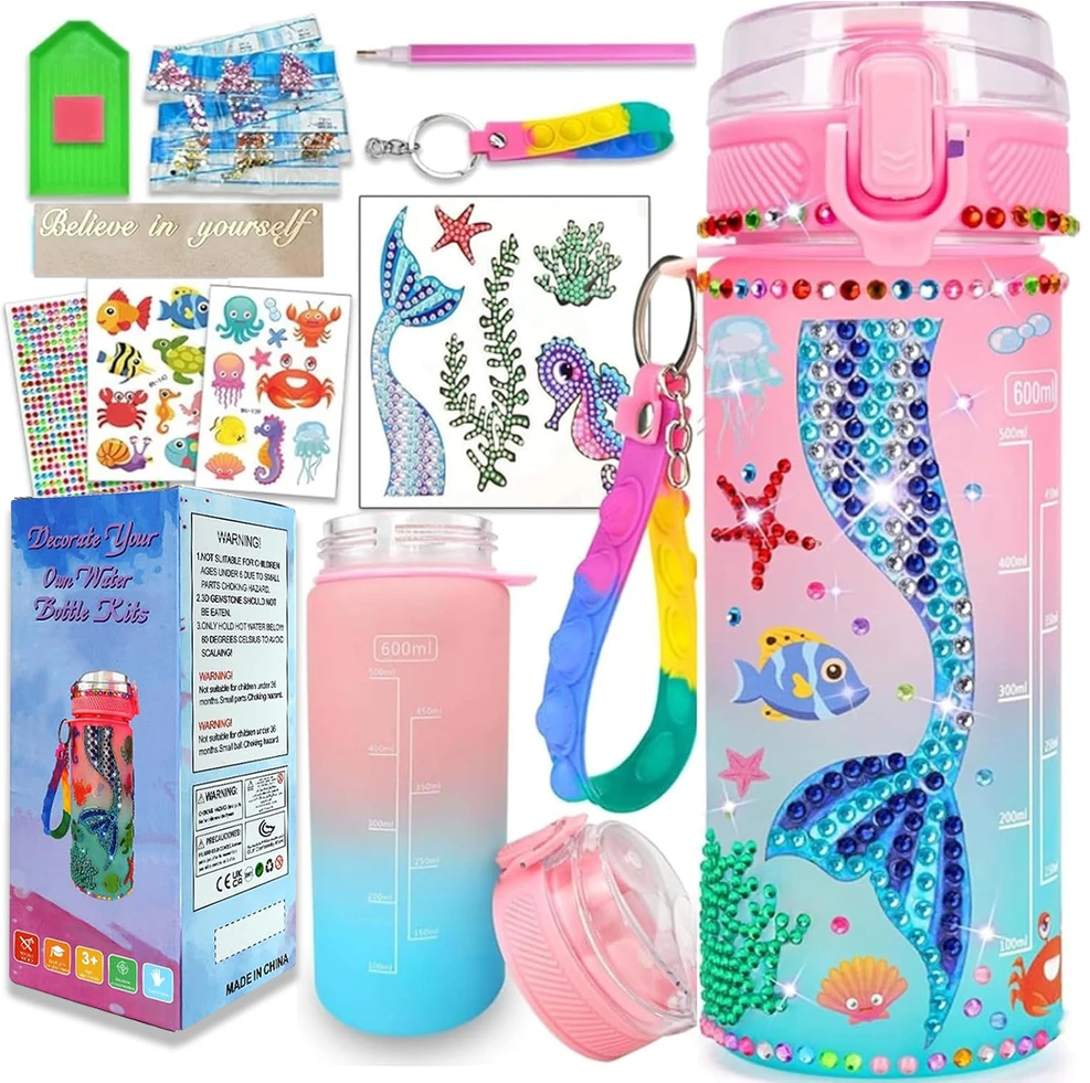 Bez Marki Creative Plastic Arts Deimantinio siuvinėjimo butelių dekoravimo rinkinys