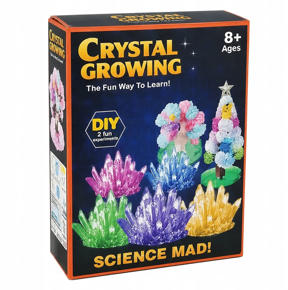 Bez Marki CRYSTAL GROWING CRYSTALS UGAVIMO RINKINYS 2IN1 LITTLE CHEMIST