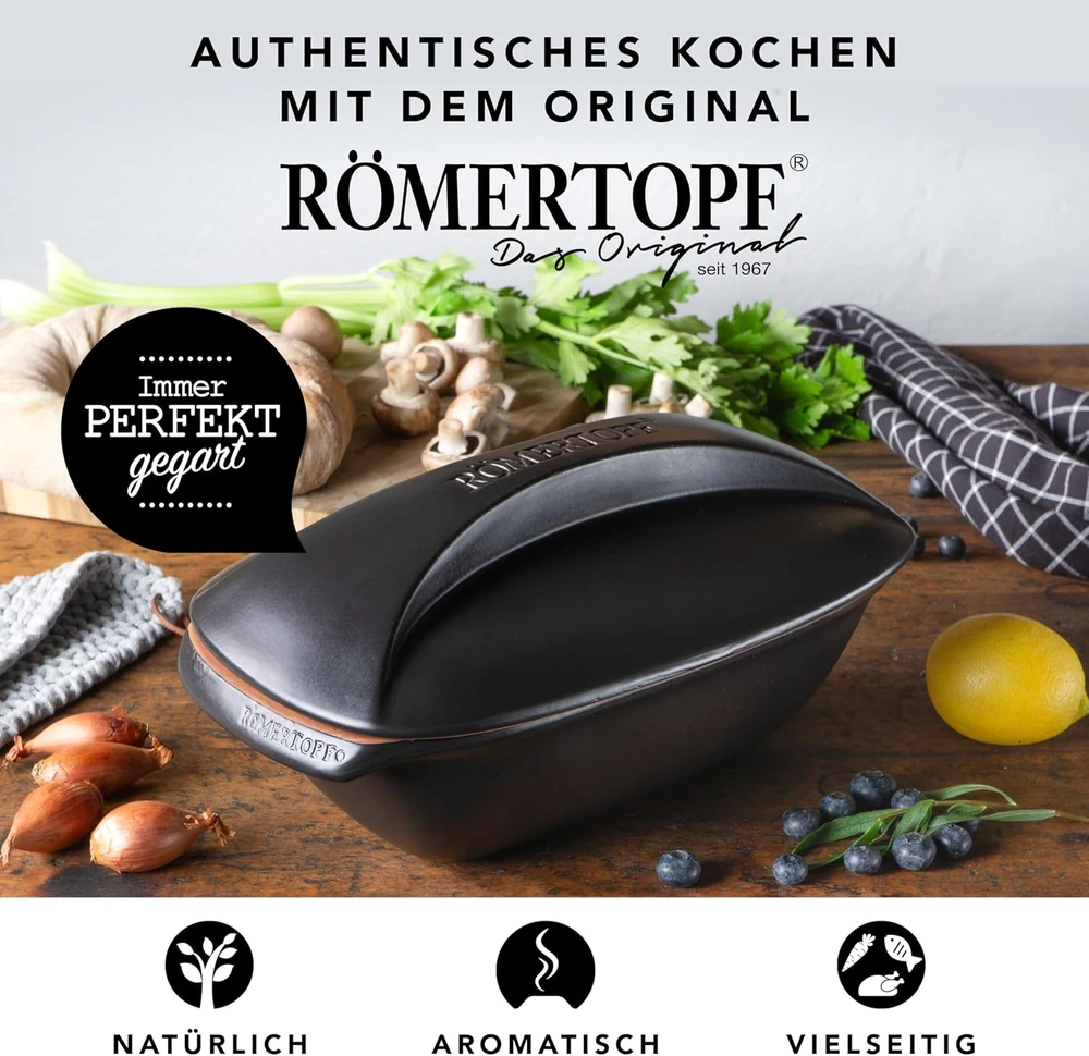 Bez Marki CULINARIO Romėniškas puodas, keptuvė - 3 litrai, iš keramikos