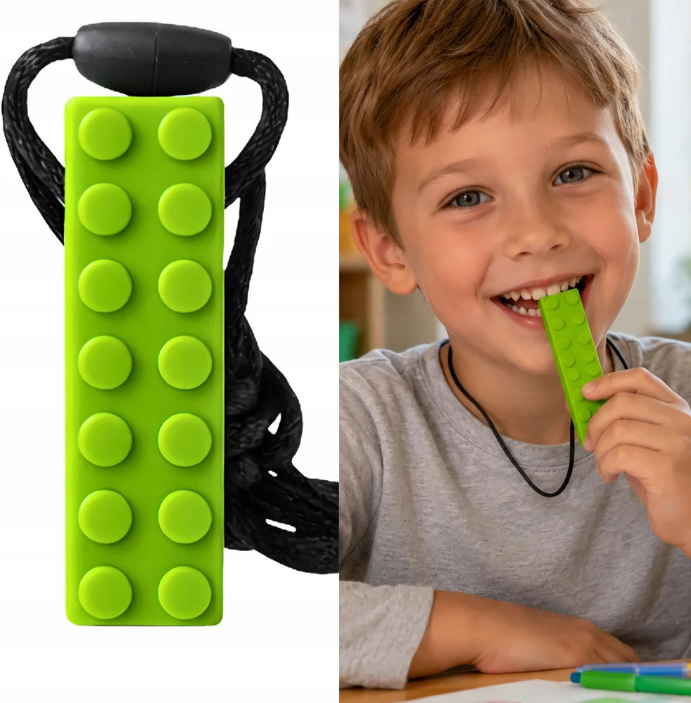 Bez Marki Dantys vaikams, sensorinis, logopedinis, autizmas, ADHD, PUF dėklas, didelis komplektas