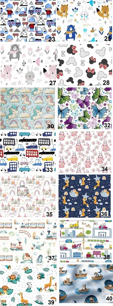 Bez Marki Darželinis patalynės komplektas 80x220 - antklodė, pagalvė ir maišelis su pavadinimu