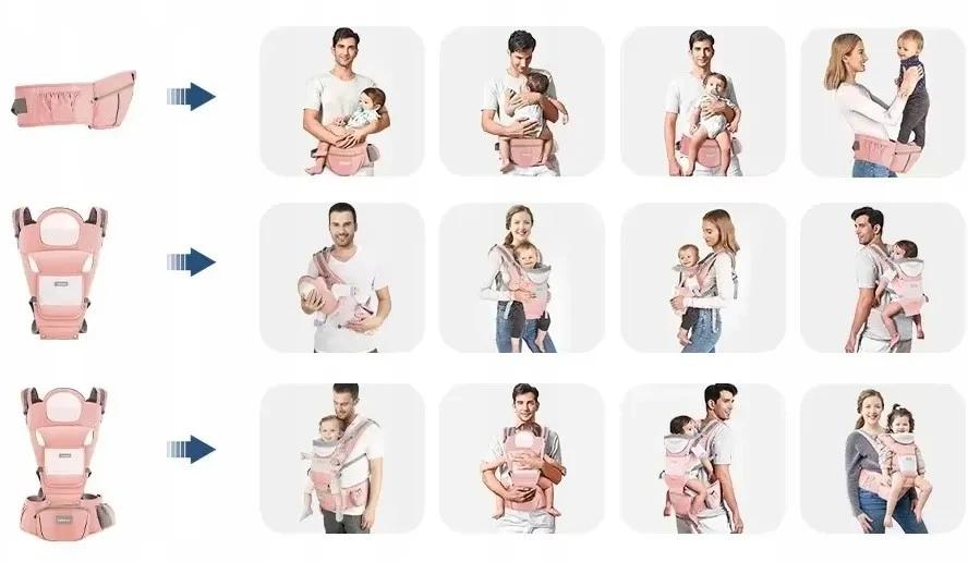 Bez Marki DAUGIFUNKCINĖ NEŠĖLĖ 15 viename ERGONOMiška KLAUNŲ NEŠĖLĖ