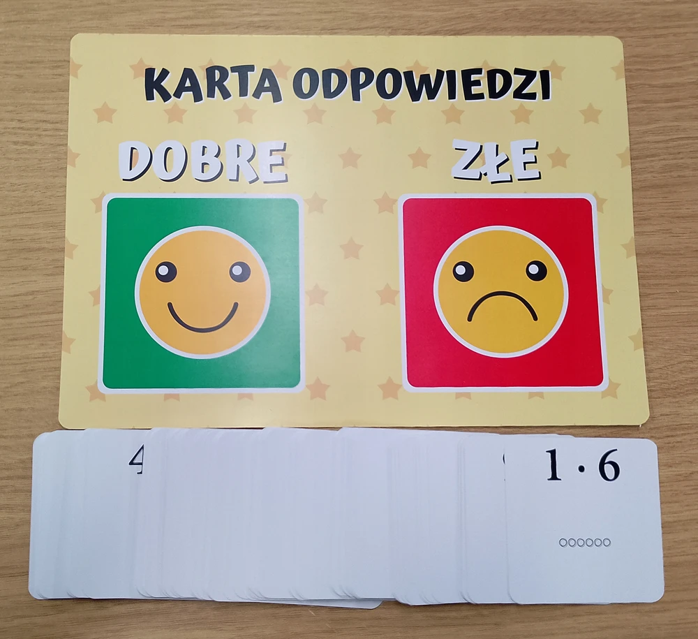 Bez Marki Daugybos lentelės mokymosi rinkinys (100 kortelių + atsakymų lenta)