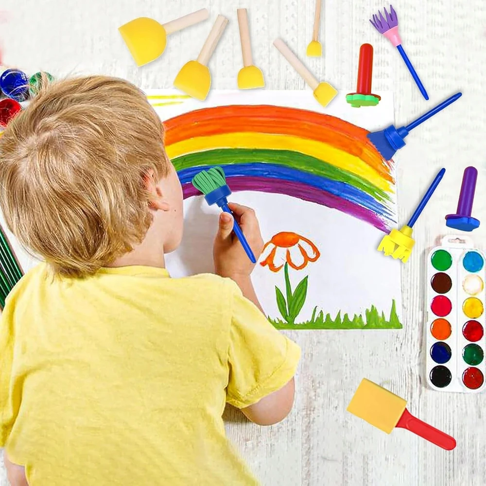 Bez Marki DAŽYMO RINKINYS 33 VIENETĖS SAUGIAI DAŽAI IR ŠEPEČIAI IDEALUS DOVANA