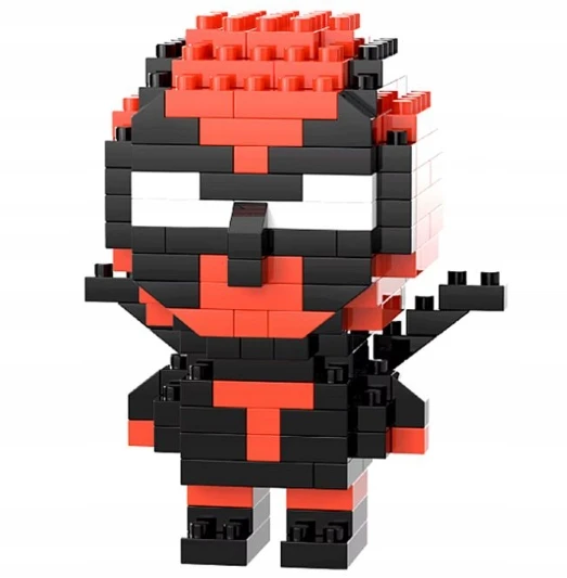 Bez Marki Deadpool statybinių blokų veiksmo figūrėlė Superherojus 3D Marvel dovana