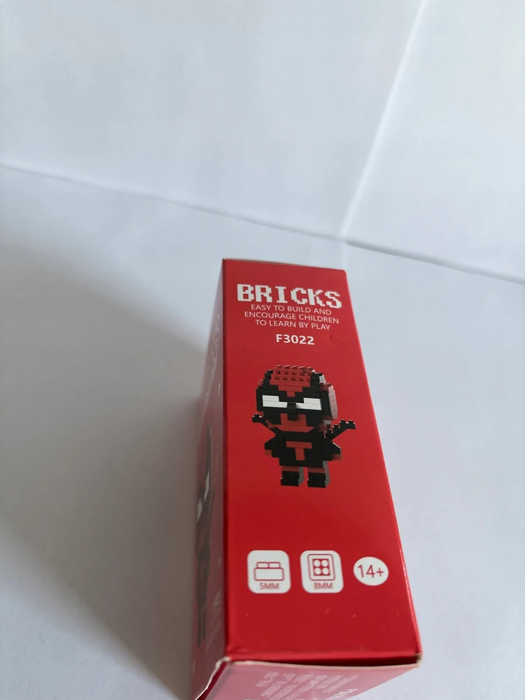 Bez Marki Deadpool statybinių blokų veiksmo figūrėlė Superherojus 3D Marvel dovana