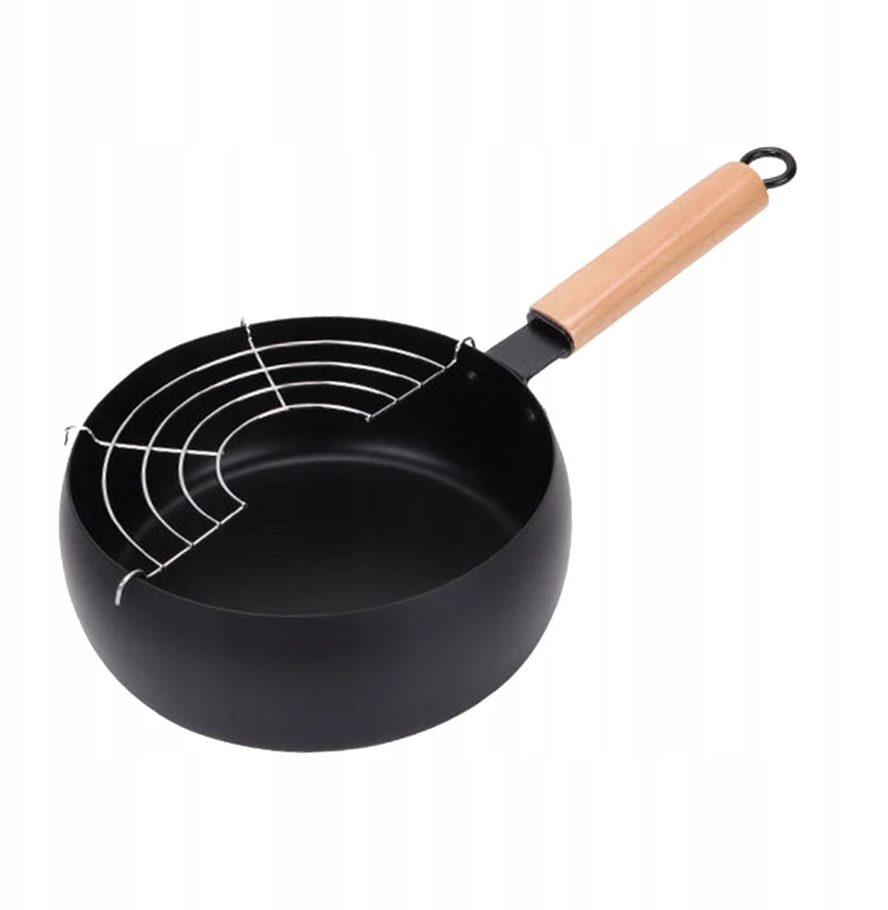 Bez Marki Deep Fry Puodas, nepridegantis su aliejumi lašintuvu, praktiškas pienas, 20 CM