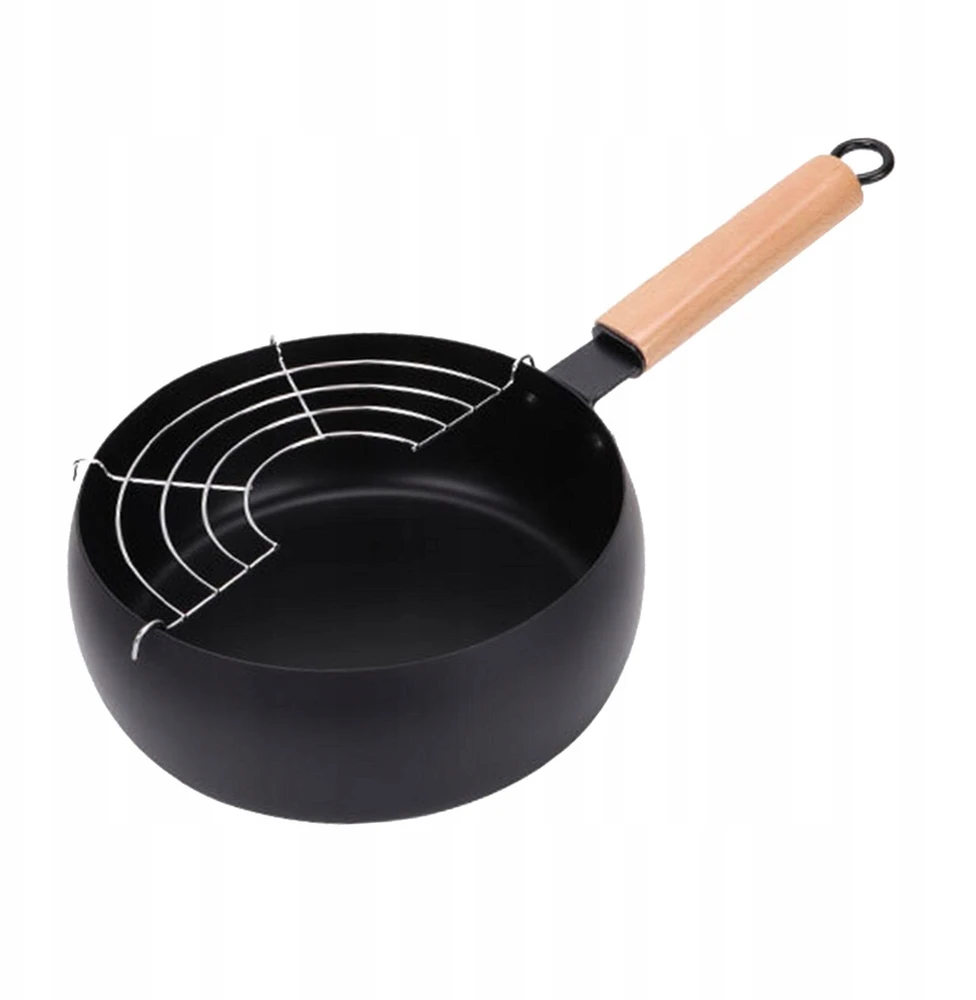 Bez Marki Deep Fry Puodas, nepridegantis su aliejumi lašintuvu, praktiškas pienas, 20 CM