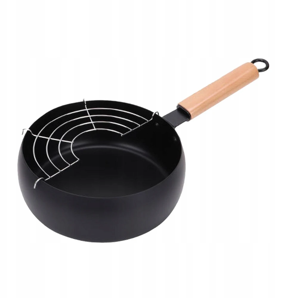 Bez Marki Deep Fry Puodas, nepridegantis su aliejumi lašintuvu, praktiškas pienas, 20 CM