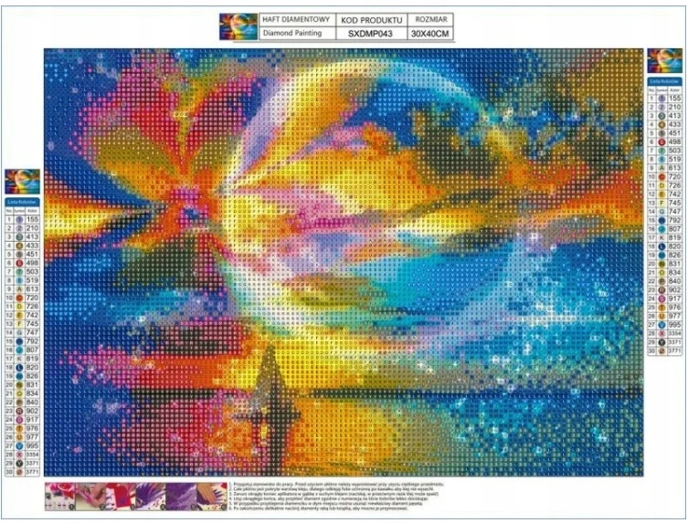 Norimpex Bez Marki Deimantinis siuvinėjimas, deimantinė tapyba, deimantinė mozaika