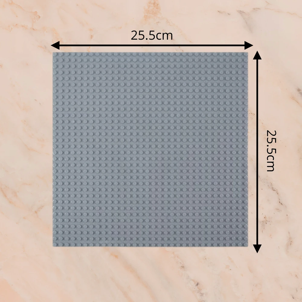 Bez Marki Didelės CONSTRUCTION PLATE Pilkas CLASSIC CITY kaladėlės 32x32 žaislų stovas
