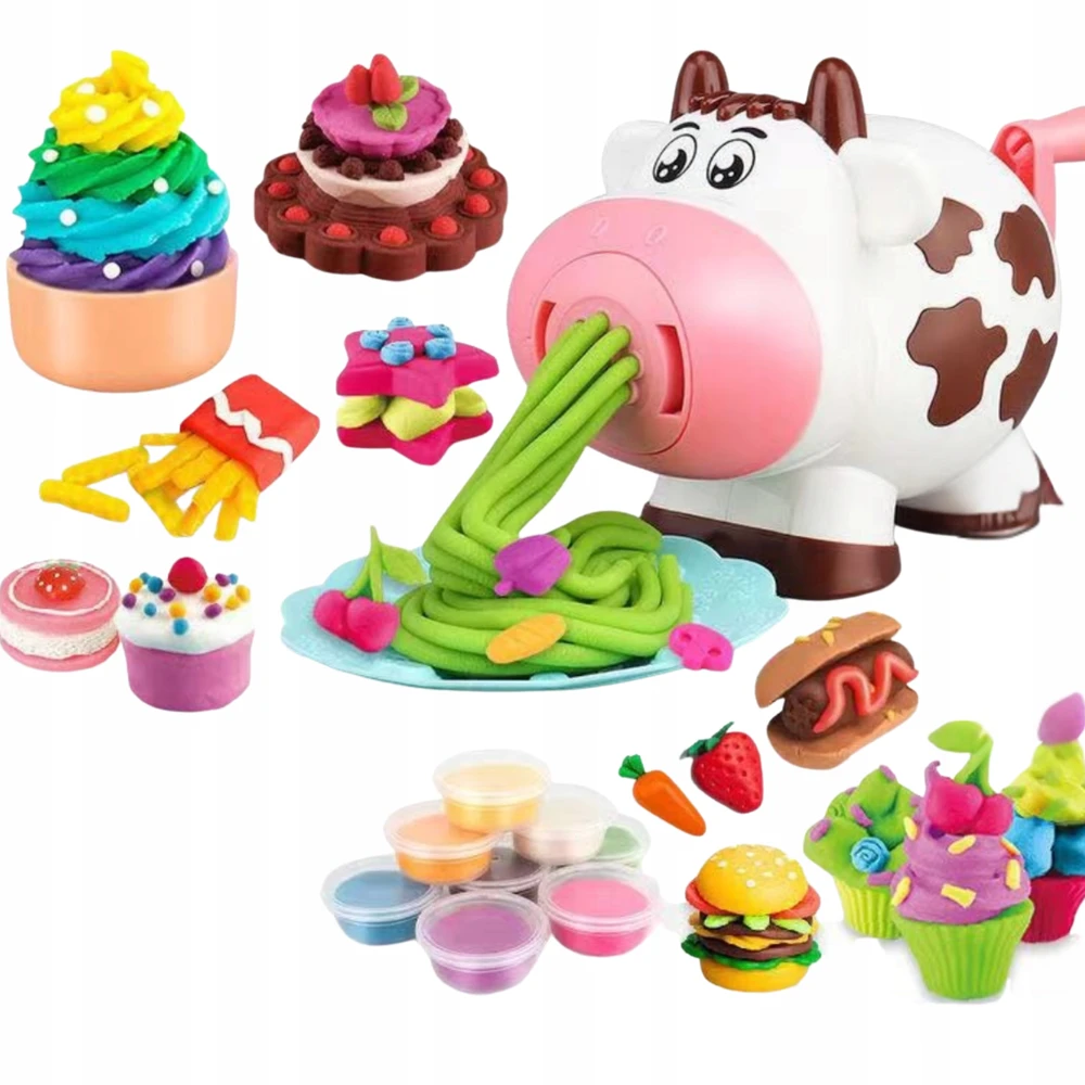 Bez Marki DIDELIS CASTRY CAY SULČIŲ MAŠINOS RINKINYS COW CREATIVE 3+