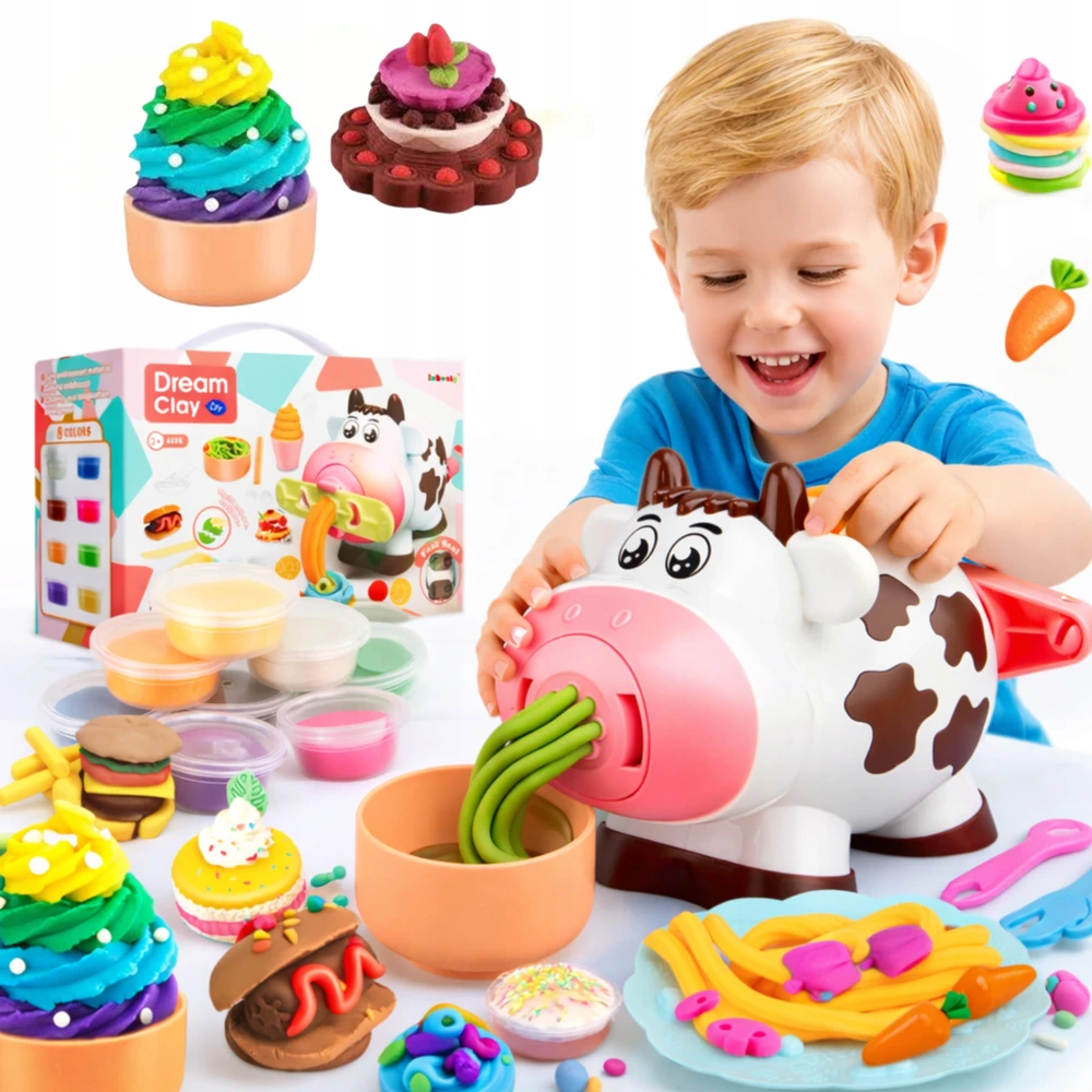 Bez Marki DIDELIS CASTRY CAY SULČIŲ MAŠINOS RINKINYS COW CREATIVE 3+