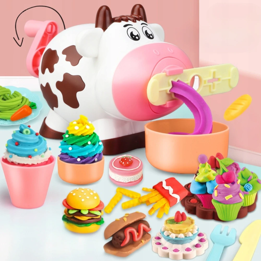 Bez Marki DIDELIS CASTRY CAY SULČIŲ MAŠINOS RINKINYS COW CREATIVE 3+