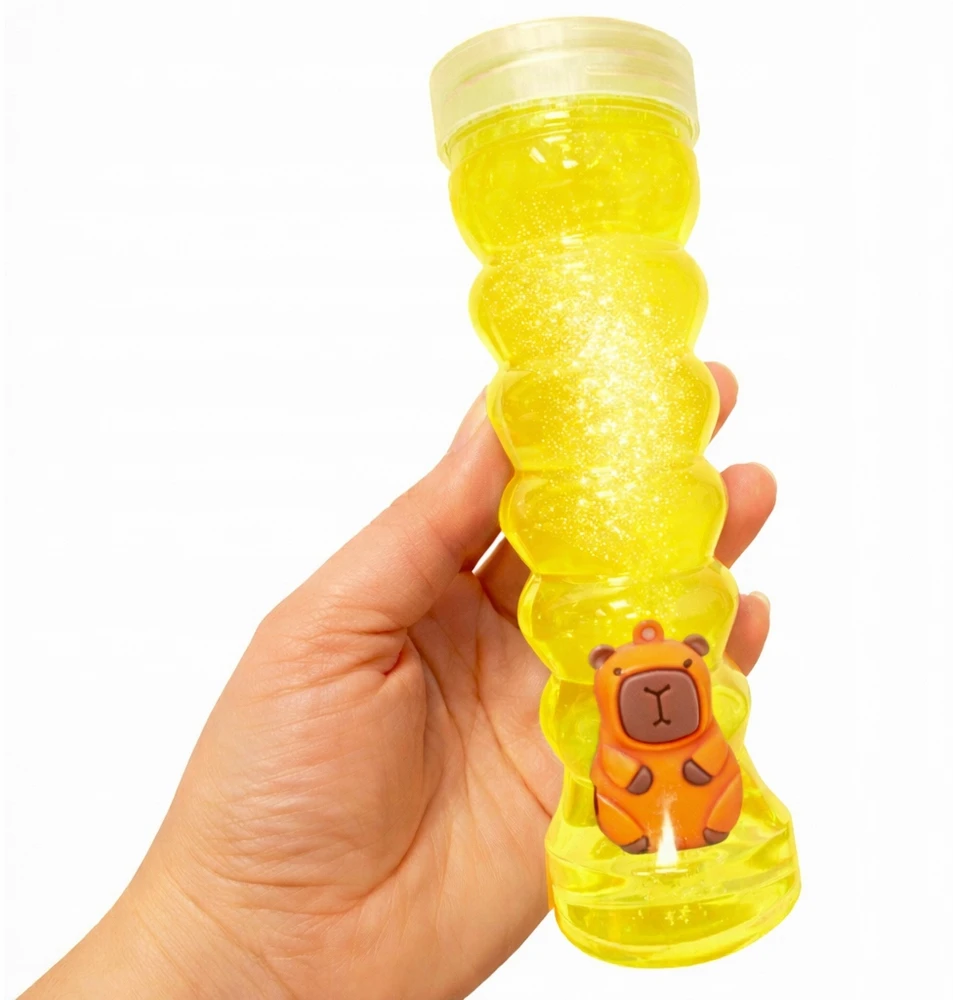 Bez Marki DIDELIS GLELIAS SU CAPYBARRA FIGURINE PLASTIKINIU PLASTIKLU SPALVOTAS GELIS