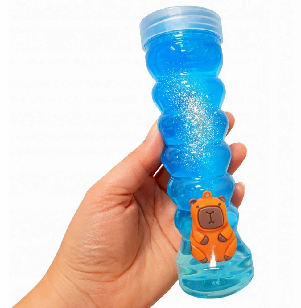 Bez Marki DIDELIS GLELIAS SU CAPYBARRA FIGURINE PLASTIKINIU PLASTIKLU SPALVOTAS GELIS