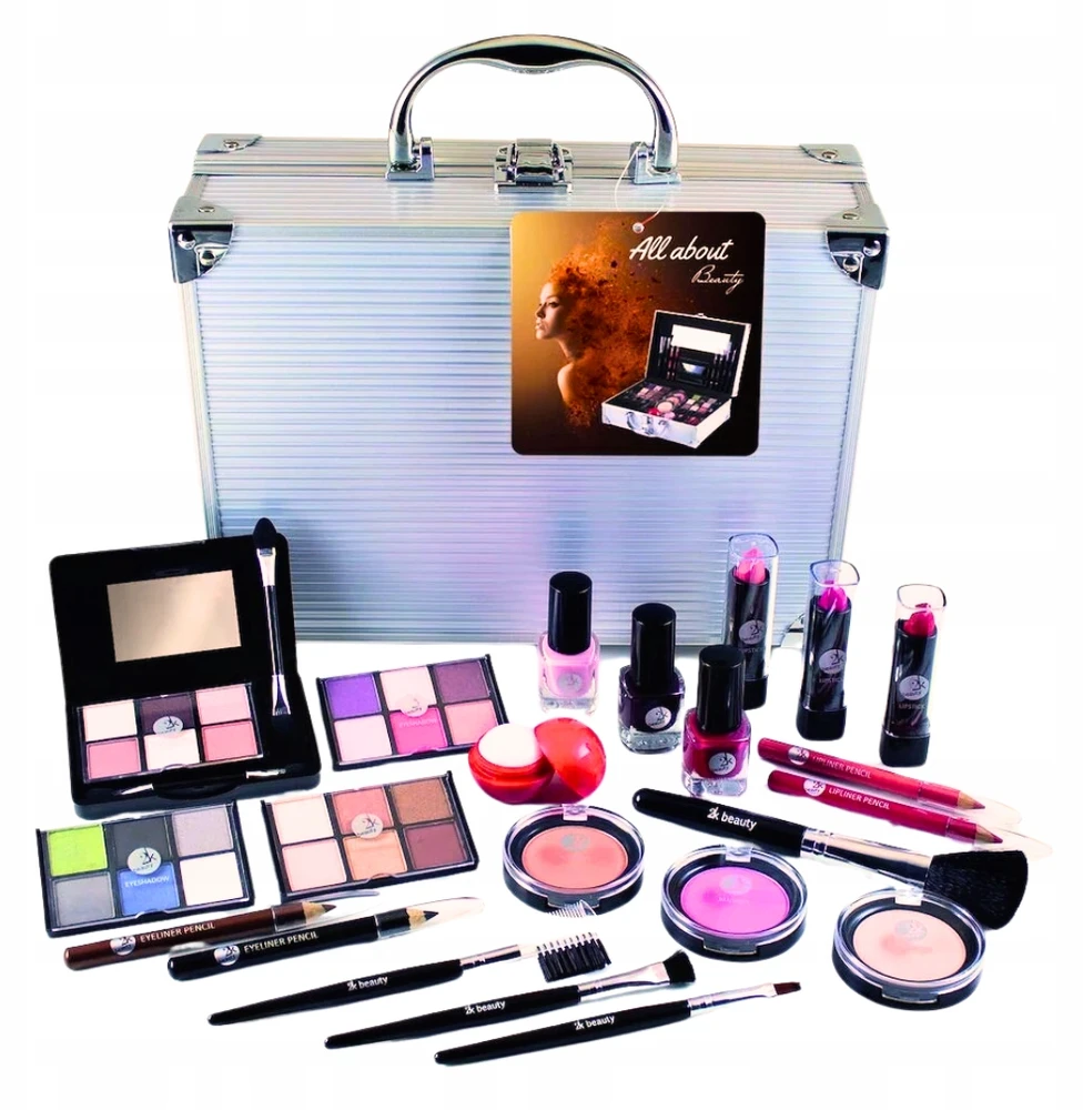 Bez Marki DIDELIS KOSMETIKOS RINKINYS DOVANA 6 7 8 9 10 METŲ MAKEUP BOX