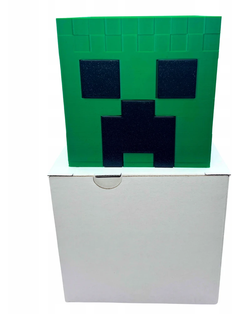 Bez Marki Didelis Minecraft Creeper organizatorių konteineris, puiki dovana Vaikų gynimo dienos proga