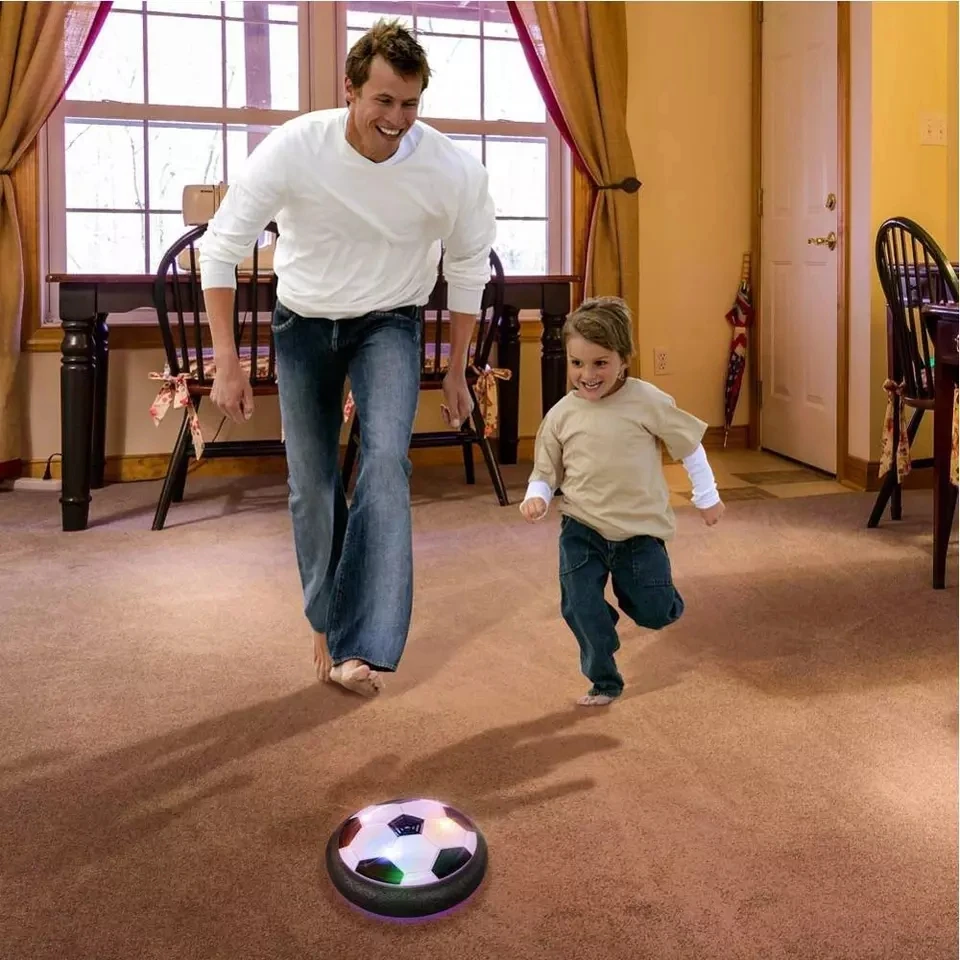 Bez Marki DIDELIS SKRADOMAS FUTBOLAS ŽAISTI NAMUOSE LED HUMBER HUMBER LEVITALING DOVANA