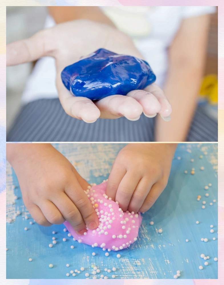 Bez Marki DIDELIS SLIME RINKINYS, SLIMŲ GAMYBAI VAIKAMS PLASTIKOS PASTA 126in1
