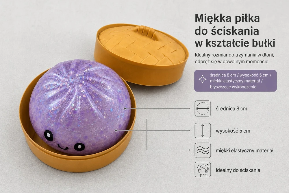 Bez Marki Didelis, suspaudžiamas ritinys, užpildytas dideliais skaidriais karoliukais