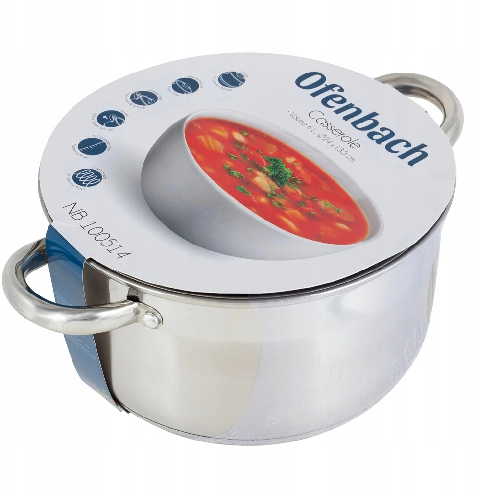Bez Marki Puodas Ofenbach 5L 24cm NB100514