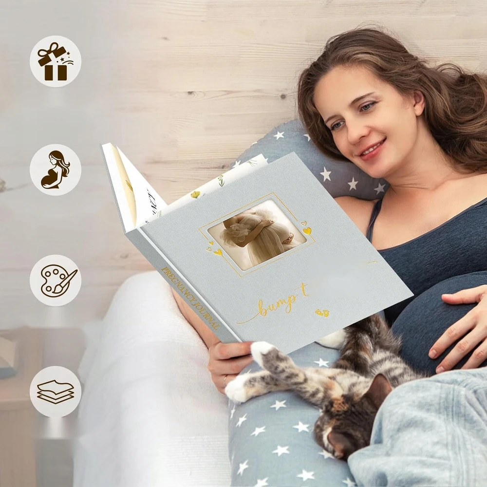 Bez Marki DIENORAŠČIO NĖŠTUMO KNYGOS ALBUM NUOTRAUKOS USG 156 PUSLAPIAI PLANUOTOJA PILKA