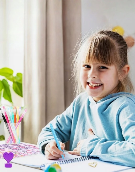 Bez Marki DIENORAŠČIO STIPRIKLAI SCRAPBOOKING „Pasidaryk pats“ KŪRYBINIS RINKINYS MERGAITĖMS UŽRAŠŲ KADĖTIS